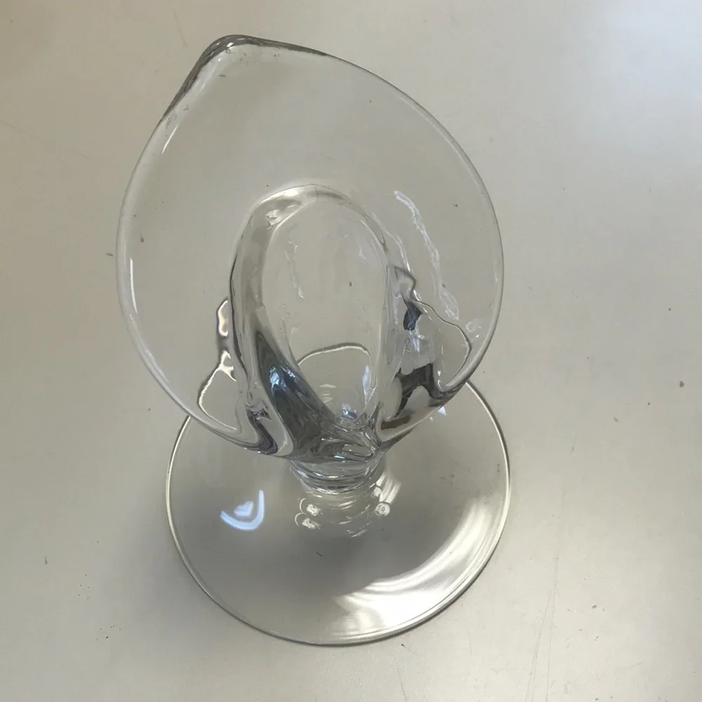 Pair‎ of Vintage (1940's) Cambridge Glass Calla Lily Candlesticks